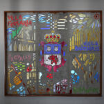 Vidriera del Ayuntamiento de San Andrés del Rabanedo