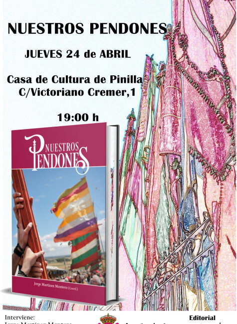 Cartel de presentación del libro "Nuestros Pendones"