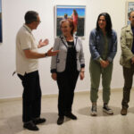 Imagen de la exposición de oleos de la artista Marily